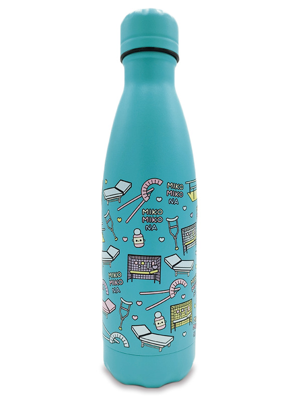 Botella Térmica Acero Inoxidable 500ml | Modelo Fisio (Azul Aqua)