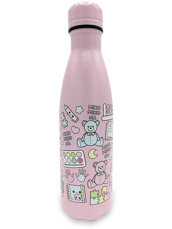 Botella Térmica Acero Inoxidable 500ml | Modelo Educación Infantil (Rosa Bebé)