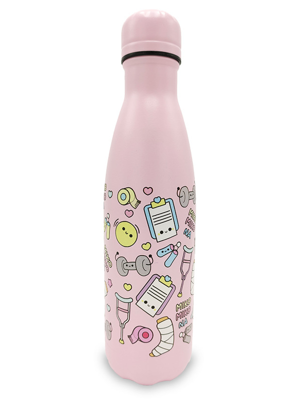 Botella Térmica Acero Inoxidable 500ml | Modelo Fisio Pop (Rosa)