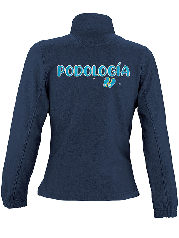Chaqueta Polar modelo Podología | Mujer | Color Azul Marino