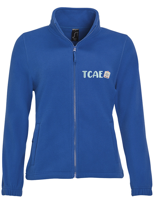 Chaqueta Polar modelo TCAE | Mujer | Color Azul Royal